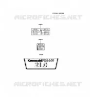 LABEL pour Kawasaki FH MOTORS