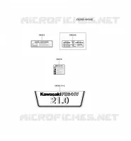 LABEL pour Kawasaki FH MOTORS