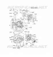 CULASSE/CARTER MOTEUR pour Kawasaki FH MOTORS