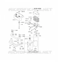 FILTRE &Agrave; AIR/POT D'&Egrave;CHAPPEMENT pour Kawasaki FH MOTORS