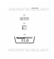 LABEL pour Kawasaki FH MOTORS