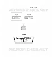 LABEL pour Kawasaki FH MOTORS