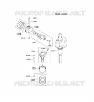 PISTON/VILEBREQUIN pour Kawasaki FH MOTORS