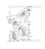 CULASSE/CARTER MOTEUR pour Kawasaki FH MOTORS