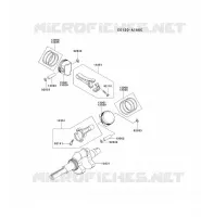 PISTON/VILEBREQUIN pour Kawasaki FH MOTORS