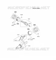 PISTON/VILEBREQUIN pour Kawasaki FH MOTORS