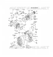 CULASSE/CARTER MOTEUR pour Kawasaki FH MOTORS