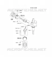 PISTON/VILEBREQUIN pour Kawasaki FH MOTORS