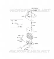 FILTRE &Agrave; AIR/POT D'&Egrave;CHAPPEMENT pour Kawasaki FH MOTORS