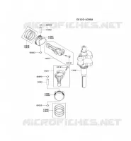 PISTON/VILEBREQUIN pour Kawasaki FH MOTORS