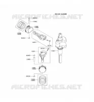 PISTON/VILEBREQUIN pour Kawasaki FH MOTORS