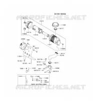 FILTRE &Agrave; AIR/POT D'&Egrave;CHAPPEMENT pour Kawasaki FH MOTORS