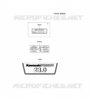 LABEL pour Kawasaki FH MOTORS