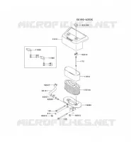 FILTRE &Agrave; AIR/POT D'&Egrave;CHAPPEMENT pour Kawasaki FH MOTORS