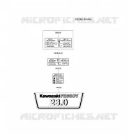 LABEL pour Kawasaki FH MOTORS