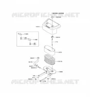 FILTRE &Agrave; AIR/POT D'&Egrave;CHAPPEMENT pour Kawasaki FH MOTORS