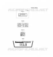 LABEL pour Kawasaki FH MOTORS