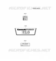 LABEL pour Kawasaki FH MOTORS
