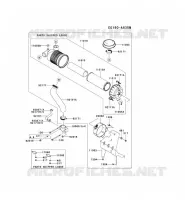 FILTRE &Agrave; AIR/POT D'&Egrave;CHAPPEMENT pour Kawasaki FH MOTORS
