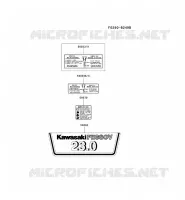 LABEL pour Kawasaki FH MOTORS