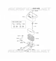 FILTRE &Agrave; AIR/POT D'&Egrave;CHAPPEMENT pour Kawasaki FH MOTORS