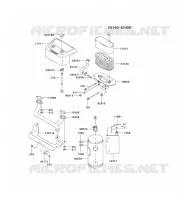 FILTRE &Agrave; AIR/POT D'&Egrave;CHAPPEMENT pour Kawasaki FH MOTORS