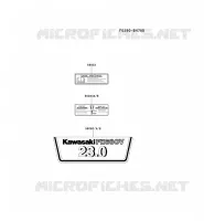 LABEL pour Kawasaki FH MOTORS