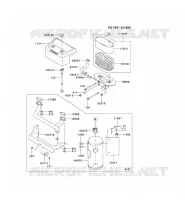 FILTRE &Agrave; AIR/POT D'&Egrave;CHAPPEMENT pour Kawasaki FH MOTORS