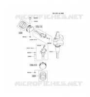 PISTON/VILEBREQUIN pour Kawasaki FH MOTORS