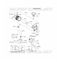 FILTRE &Agrave; AIR/POT D'&Egrave;CHAPPEMENT pour Kawasaki FH MOTORS