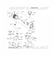 FILTRE &Agrave; AIR/POT D'&Egrave;CHAPPEMENT pour Kawasaki FH MOTORS