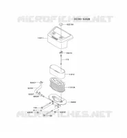 FILTRE &Agrave; AIR/POT D'&Egrave;CHAPPEMENT pour Kawasaki FH MOTORS