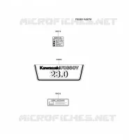 LABEL pour Kawasaki FH MOTORS