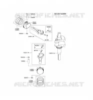 PISTON/VILEBREQUIN pour Kawasaki FH MOTORS