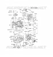 CULASSE/CARTER MOTEUR pour Kawasaki FH MOTORS