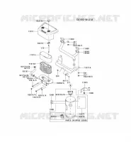 FILTRE &Agrave; AIR/POT D'&Egrave;CHAPPEMENT pour Kawasaki FH MOTORS