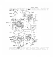 CULASSE/CARTER MOTEUR pour Kawasaki FH MOTORS