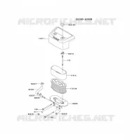 FILTRE &Agrave; AIR/POT D'&Egrave;CHAPPEMENT pour Kawasaki FH MOTORS
