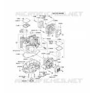 CULASSE/CARTER MOTEUR pour Kawasaki FH MOTORS