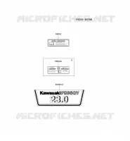 LABEL pour Kawasaki FH MOTORS