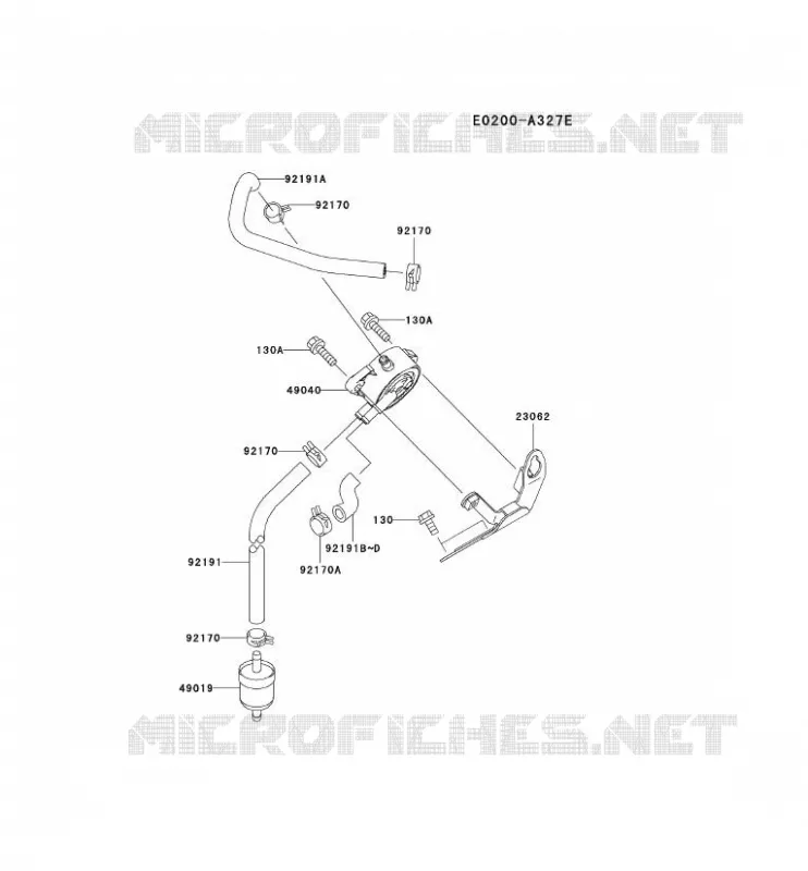 RESERVOIR CARBURANT/ROBINET Kawasaki Petits Moteurs FH FH721D FH MOTORS  FH721D-CS05