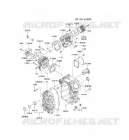 CULASSE/CARTER MOTEUR pour Kawasaki FH MOTORS