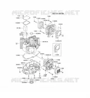 CULASSE/CARTER MOTEUR pour Kawasaki FH MOTORS