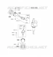 PISTON/VILEBREQUIN pour Kawasaki FH MOTORS