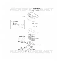 FILTRE &Agrave; AIR/POT D'&Egrave;CHAPPEMENT pour Kawasaki FH MOTORS