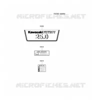 LABEL pour Kawasaki FH MOTORS
