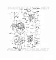 CULASSE/CARTER MOTEUR pour Kawasaki FH MOTORS