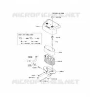 FILTRE &Agrave; AIR/POT D'&Egrave;CHAPPEMENT pour Kawasaki FH MOTORS