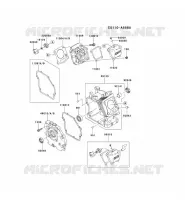 CULASSE/CARTER MOTEUR pour Kawasaki FJ MOTORS