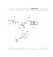 PISTON/VILEBREQUIN pour Kawasaki FJ MOTORS